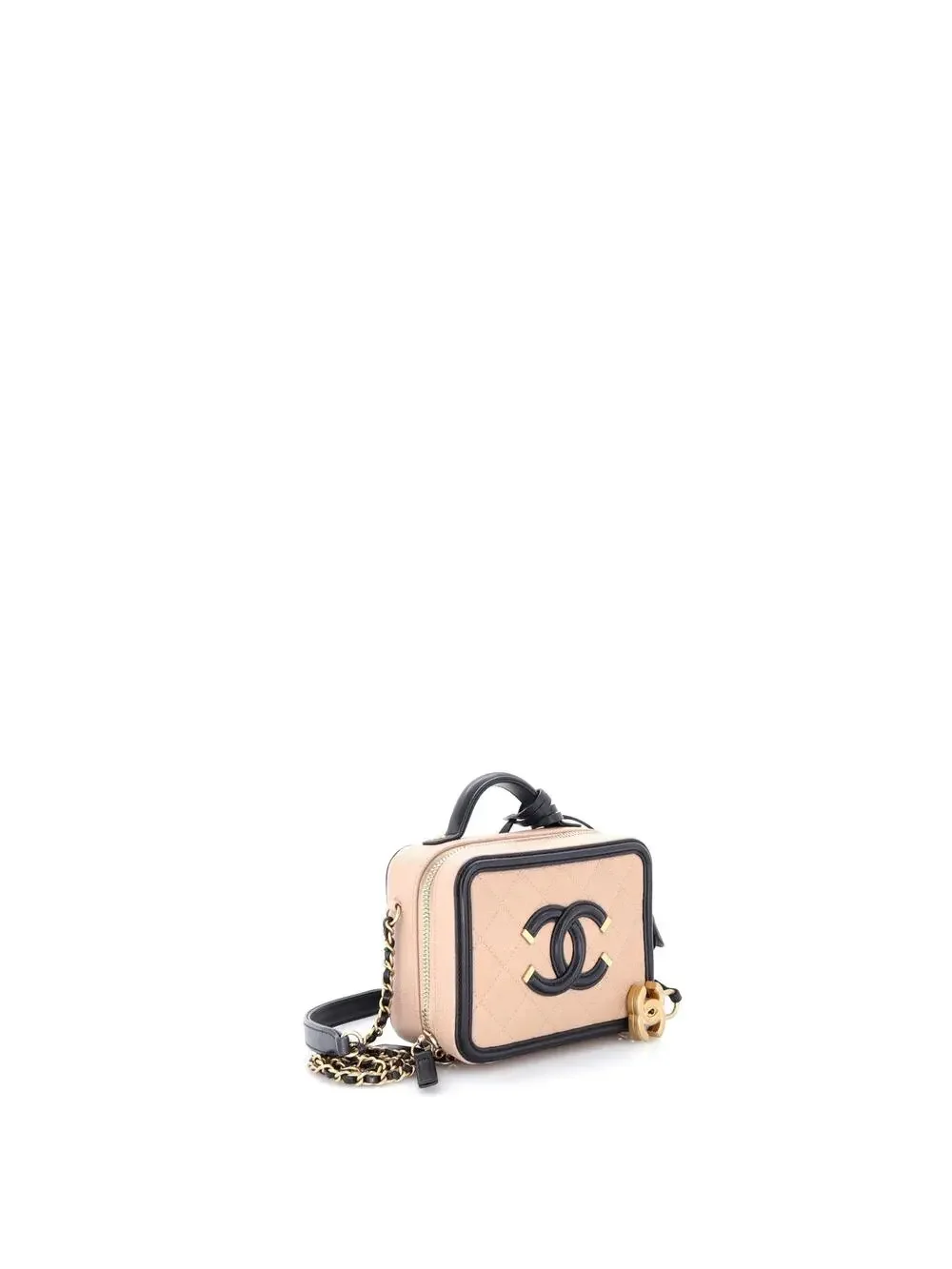 Chanel Filigree Vanity Case Quilted #268038C41B